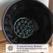 ROYAL SHAVE Ceramic Textured Shaving Bowl - Large Black Soap & Cream Dish for Rich Lather - Buy Online on SooperMarket.com
