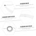 WOFASHPURET 1set Bridge Rulers Nose Measuring Measure Eyebrow Positioning Measurement Face Assist Auxiliary - Buy Online on SooperMarket.com