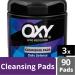 OXY Acne Medication Cleansing Pads - Daily Defense, Maximum Strength 2% Salicylic Acid, 90 Count (Pack of 3) - Buy Online on SooperMarket.com