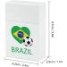 Love Brazil Soccer Cigarette Case Waterproof Cigarette Holder Box Portable Flip Open Cigarette Pack - Buy Online on SooperMarket.com