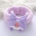 Kawaii Purple Spa Headband for Women and Girls - Soft and Cute Headband for Washing Face, Makeup, and Parties - Buy Online on SooperMarket.com
