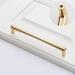 Cupboard Handles Copper Knobs Gold Cabinet Door Handles with Screws Bathroom Drawer Pulls Furniture Door Handles Wardrobe Door Knobs Bow Zinc Alloy Pull Knobs 2 Piece Holespacing192mm (Size : (Size Holespacing96mm - Buy Online on SooperMarket.com