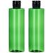 Sdootbeauty Applicator Bottles for hair Plastic Empty Bottles Squeeze Bottles with Flip Cap Flip Cap Bottle - Hair Squeeze Bottle Pack of 2 250ml/8.5oz Green Oil Bottles For Hair