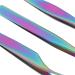 Herchr 3PCS Tweezers Set for Eyelash Extensions | Stainless Steel Straight & Curved Precision Tools - Buy Online on SooperMarket.com