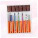 POPETPOP 1 Set Nail Drill Bits Nail Art Equipment Braiding Hair Supplies Dappen Dish for Acrylic Nails Tweezers Sheath Tiny Straw Hat Bunny Ear Pearl Clip Cuticle Drill Bit Manicure Tool 6.5x5.5cm Orange - Buy Online on SooperMarket.com