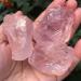 Natural Crystal Rough 3pcs Natural Pink Rose Quartz Crystal Rough Gemstone Specimen - Buy Online on SooperMarket.com