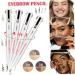 Brow Pen Eyebrow Contour Pen 4 in 1 Long Lasting Rotate Defining Highlighting Brow Pencil Medium - Buy Online on SooperMarket.com