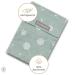 Mimuselina 2 Pack: Portable Baby Changing Pad & Diaper Bag - Water-Repellent Foldable Dirt-Repellent Mint Design - Buy Online on SooperMarket.com