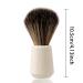 Folpus Beard Shaving Brush - Premium Resin Handle & Nylon Bristles for Barbershops & Salons - White - Buy Online on SooperMarket.com