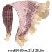 JSGHGDF French Style Hair Scarf Headbands Triangled Head Kerchief Hairband Checkered Bandanas Headbands Cute Hair Accessory Blue - Buy Online on SooperMarket.com