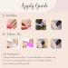 Shop Moguri 24-Piece Pink Diamonds Artificial Nails - Glossy Medium Length Acrylic with Stars Moon & Blush Designs - International Shipping Available - Buy Online on SooperMarket.com