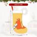 YYHHAOFA Sunflower Seeds and Foxes Christmas Decorative Stockings : Soft Light and Tactile Suitable for Christmas Halloween - Buy Online on SooperMarket.com
