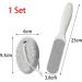 TOSSPER Foot Files & Pumice Stones - 2 Piece Foot Care Set for Perfect Pedicure | Stainless Steel Rasp & Washer - Buy Online on SooperMarket.com