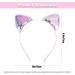 Sequin Cat Ears Headbands and Bunny Ear Headbands Shiny Hairbands Glittery Hair Hoops Hair Accessories for Easter Daily Wearing Party Decoration and Cosplay Accessories (Pink) - Buy Online on SooperMarket.com