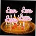 HOMSFOU 30 Pcs Love Shower Cake Picks and Toppers Decorative Cake Toppers Valentine s Day Wedding Cake Cupcake Toppers Birthday Cake Toppers Valentines Day Cake Toppers Self Made Food - Buy Online on SooperMarket.com