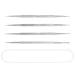 Dotting Tools 4 Pcs Professional Ball End Nail Art Tools Nail Art Pens Stainless Steel Dotting Pen Tool Nail Art Kit Rhinestone Picker Tool Pottery Tools Polymer Clay Tools(silver)