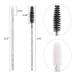 200 Crystal Disposable Lip Brush and Eyebrow Spoolie Mascara Wands Kit (Black) - Makeup Beauty Tool Set - Buy Online on SooperMarket.com