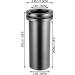 VEVOR High Purity 3kg Graphite Crucible for Metal Smelting - Jewelry Casting Tools - Buy Online on SooperMarket.com
