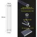 SKMZ Clear PVC Tube Packaging with Caps 0.5ML 1ML Empty Cartridges - Bead Craft Supply Storage (100PACK) - Buy Online on SooperMarket.com