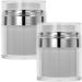 LALAFINA 2PCS 30ML Airless Pump Jars Airless Cosmetic Containers Refillable Lotion Jar Travel Lotion Dispenser for Creams Gels Lotions - Buy Online on SooperMarket.com