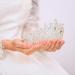 Tgirls Baroque Bridal Wedding Crown Princess Tiara Rhinestone Headband - Silver - Buy Online on SooperMarket.com