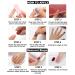 Medium Length Pink Coffin Press on Nails - Glossy False Nails for Prom - Full Cover with Glue Sticker - Buy Online on SooperMarket.com
