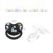 Landofgenie Printed Pacifier - Adult Size Large Shield 2 Pack (Black & White) | International Shipping Available - Buy Online on SooperMarket.com