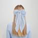 8 Inch Blue Hair Bow - Butterfly Knot Metal & Fabric - Large Women's Fashion Accessory - Buy Online on SooperMarket.com