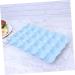 OSALADI Box Egg Holder Organizer Refrigerator Egg Holder Container Egg Tray Blue 29*19CM - Buy Online on SooperMarket.com