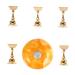 FOYTOKI 1 Set Manicure Practice Base Nail Stand Holder Nail Stand Display Manicure Practice Tools Manicure Training Holder Practice Nail Stand False Nail Stand Japanese Acrylic Resin 3.5x3.5cm As Shown