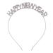 Christmas Headbands Xmas Rhinestone HAPPY NEW YEAR Hairbands Crystal Snowflake Merry Christmas Crown Hair Hoop Reindeer Antlers Headpiece Happy New Year Heabands