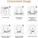 Neck Stretcher Exerciser 360 Rotation Adjustment Neck Immobilizer Folding Design Easy to Carry Hump Corrector Prevent Neck Cervical Pain - Buy Online on SooperMarket.com