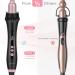 Prizm Pro Clamp Curling Iron Set 5 Interchangeable Barrels 11 Adjustable Temp Dual Voltage Rose Pink Perfect for Travel & Beautiful Curls - Buy Online on SooperMarket.com