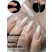 Kalolary 120pcs Clear Dual Nail System - MOOLD ACYLL Stiletto Nail Extension Tips | Nail Art & Manicure Tools in 12 Sizes with Scale Drop Shape - Buy Online on SooperMarket.com