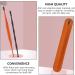 Professional Double-End Earwax Removal Tool Set - Spiral Remover with Storage Pick - Orange Dark Grey - 4 Sets - Buy Online on SooperMarket.com