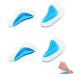 2 Pairs Gel Arch Support Insoles Silicone Orthopedic Flat Feet Orthotic Arch Support Insoles Plantar Fasciitis Shoe Arch Support Gel High Heel Inserts Cushion Pads for Women Men (Blue)