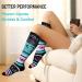 Compression Socks 20-30mmHg for Women & Men 6 Pairs Large-X-Large, Ideal for Running, Nursing & Sports | A03-Assorted - Buy Online on SooperMarket.com