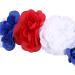 minkissy Rose Flower Headband Day of the Dead Headpiece Wedding Festival Headband for Christmas Halloween (Red White Blue) - Buy Online on SooperMarket.com