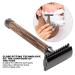 Ankroyu Men's Beard Trimmer - Portable Manual Razor with Bamboo Grip - Adjustable Beard & Body Shaving Tool - Buy Online on SooperMarket.com