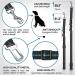 2-Piece Dog Car Belt & Harness Adapter - Padded Leash Included | Universal Fit for Dog Safety in Cars - Buy Online on SooperMarket.com