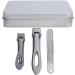 Nail Clipper Big Mouth Nail Cutter File Dead Skin Removal Stainless Steel Manicure Set Pedicure Tool No Splash Clipper for Women Men Kids Adults(Silve) - Buy Online on SooperMarket.com