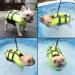 NAMSAN Small Dog Life Jacket | Inflatable Vest with Reflective Stripe & Safety Handle | Adjustable Buoyancy Aid | Puppy Flotation Jacket in Green-S - Buy Online on SooperMarket.com