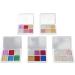 6 Colors Glitter Metallic Mirror Effect Nail Powder Long Lasting and Fine Powder Texture Suitable for DIY Nail Art with 15 Eyeshadow Sticks - Buy Online on SooperMarket.com