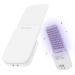 Mosalogic Flying Insect Trap Plug-in Mosquito Killer Indoor Gnat Moth Catcher Fly Tapper with Night Light UV Attractant Catcher for Home Office White-1PACK 1Pack White