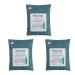 Bamboo coal air purification bags activated carbon smell absorbers fresheners moisture absorbing device for home car etc blue (3 pack every 200g)