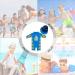 UPF 50+ Baby Boy Swimwear Set with Sun Hat | Infant Toddler Bathing Suit | Sailboat Design | 12-18 Months - Buy Online on SooperMarket.com