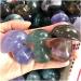 Natural Fluorite Quartz Gem Crystal Mushroom Polished Raw Stones Home Decoration Reki Gifts HOMEZHOU - Buy Online on SooperMarket.com