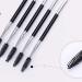4-Piece Black Double-Head Eyebrow Brush Set | Multi-Functional Spoolie & Comb for Perfect Eyebrow Tinting - International Shipping Available - Buy Online on SooperMarket.com