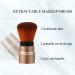 Vtrem 34 Colors Kabuki Foundation Brush Retractable Red Black Travel Makeup Brush Set - Buy Online on SooperMarket.com