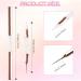 Dual-Ended Rhinestone Picker Doting Pen - Wax Pencil Applicator for Nail Art Jewelry & DIY Crafts - White Acrylic Handle - Buy Online on SooperMarket.com